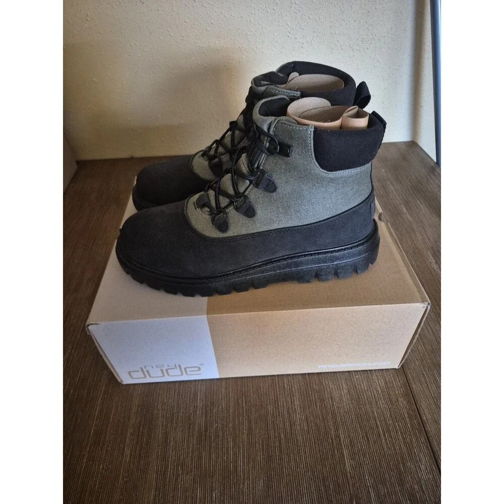 Hey Dude Women's Tonya Eco Shield Boot Black 122504900 US Size 8